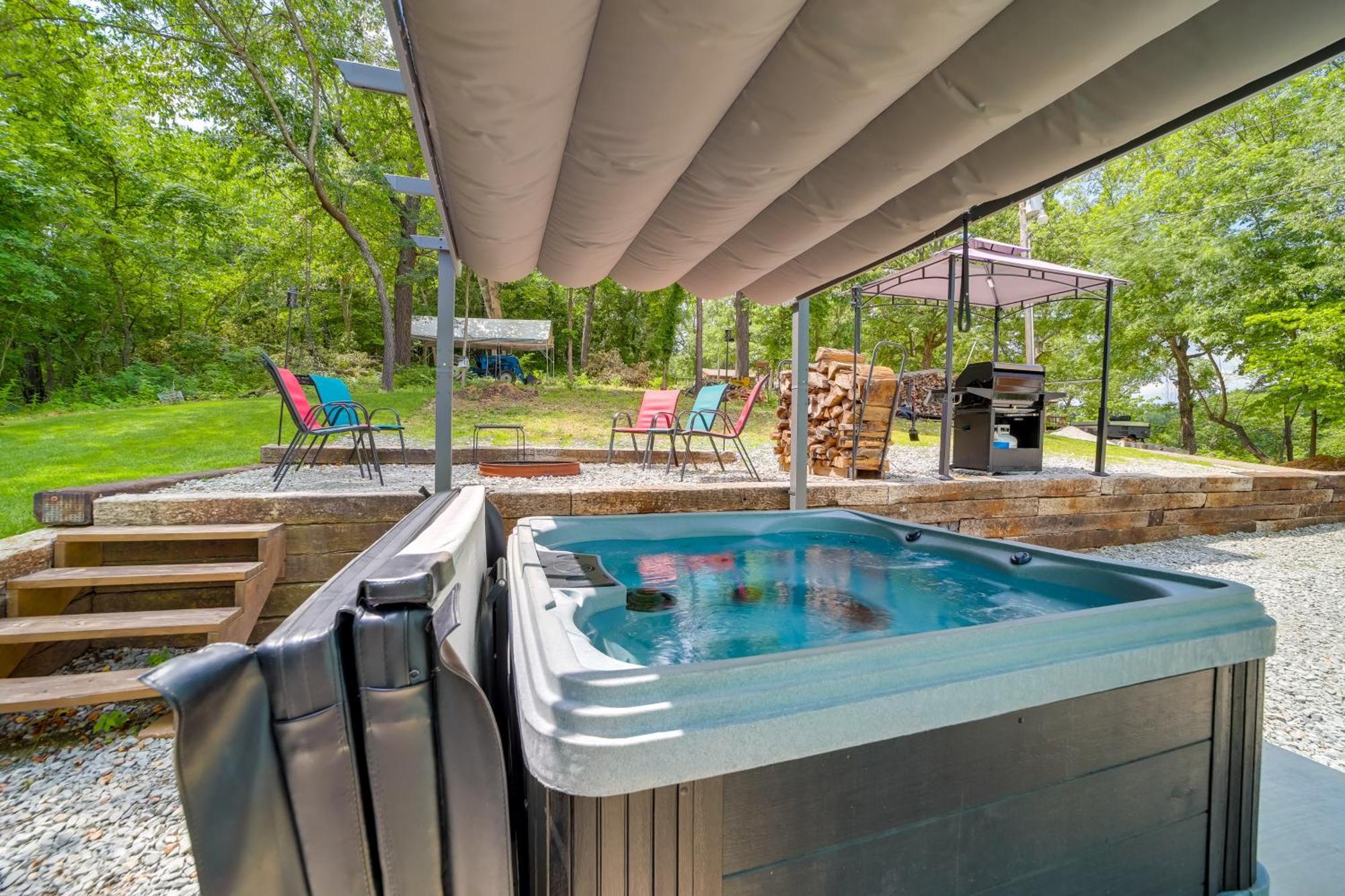 Cozy Eucha Cottage At Grand Lake With Hot Tub! ภายนอก รูปภาพ